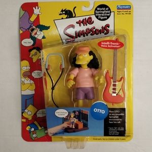 The Simpsons Playmates Otto Intelli- Tronic Figure nwot ages 4 and up.
